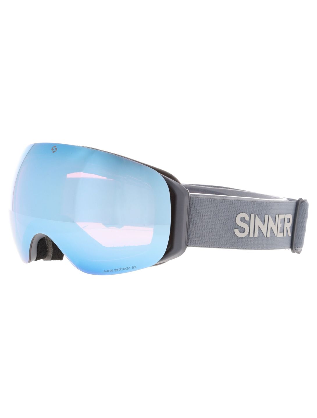 Sinner, Avon gafas de esquí unisex Matt Dark Grey gris 