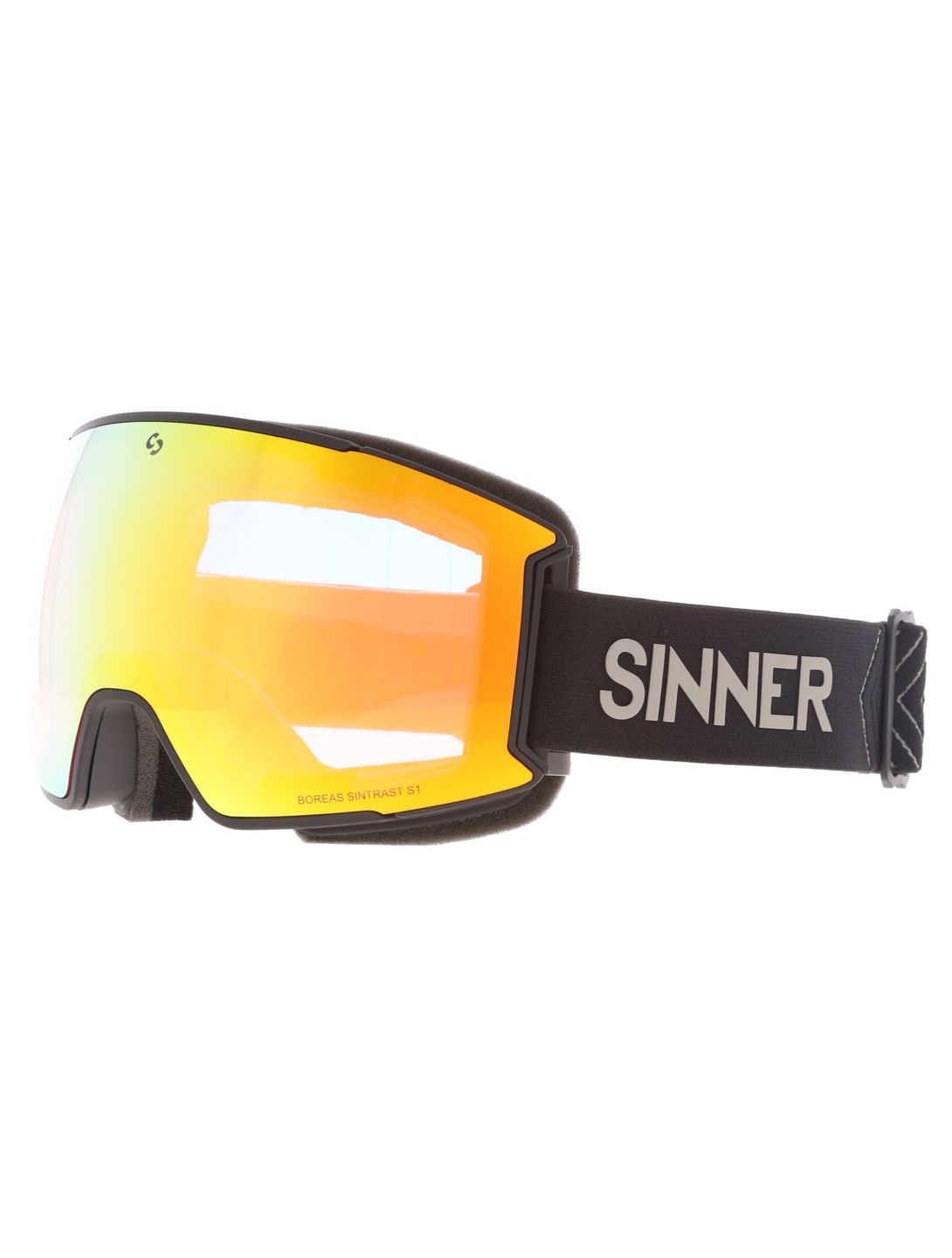 Sinner, Boreas gafas de esquí lente extra unisex Matt Black negro 