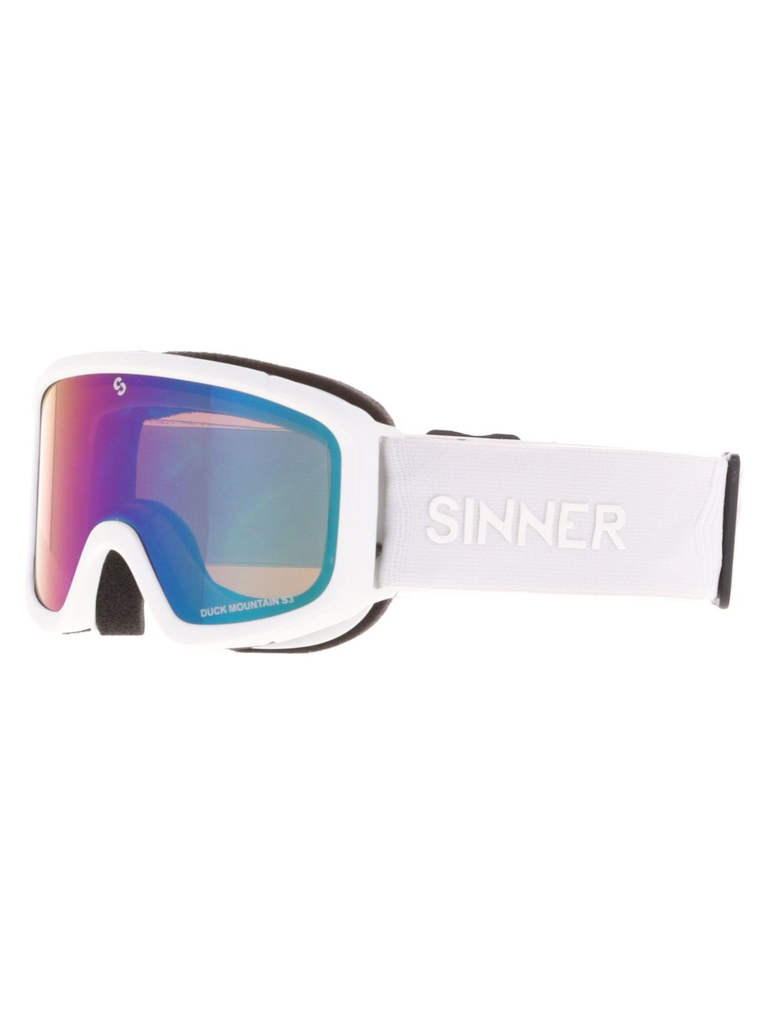 Sinner, Duck Mountain gafas de esquí niños Matt White blanco 