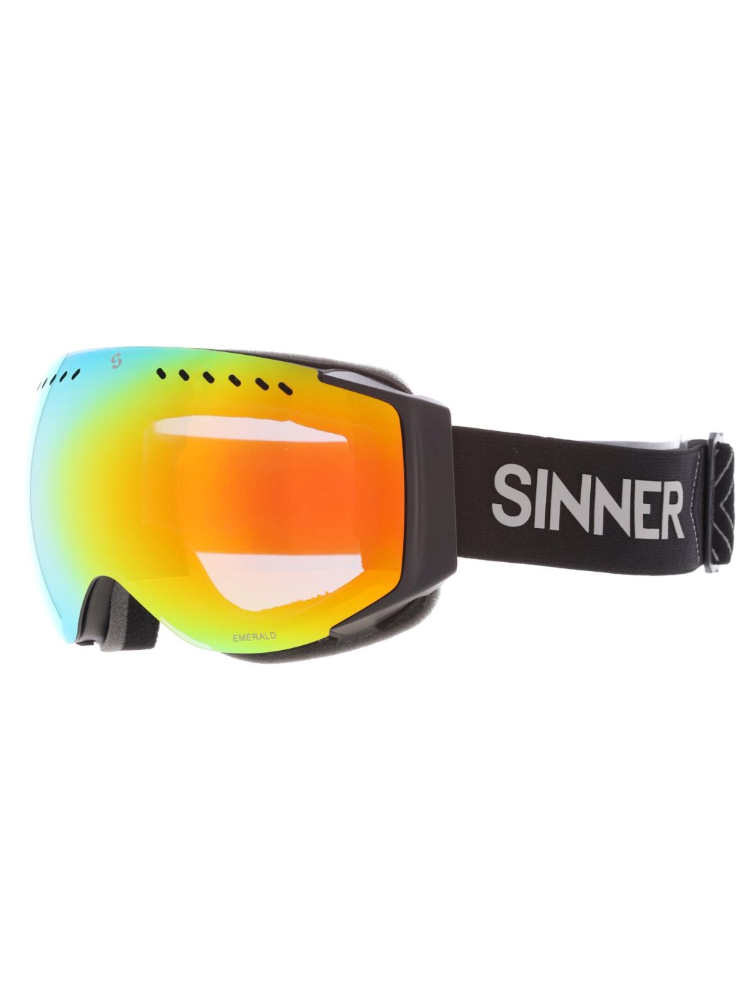 Sinner, Emerald gafas de esquí unisex Matt Black negro 