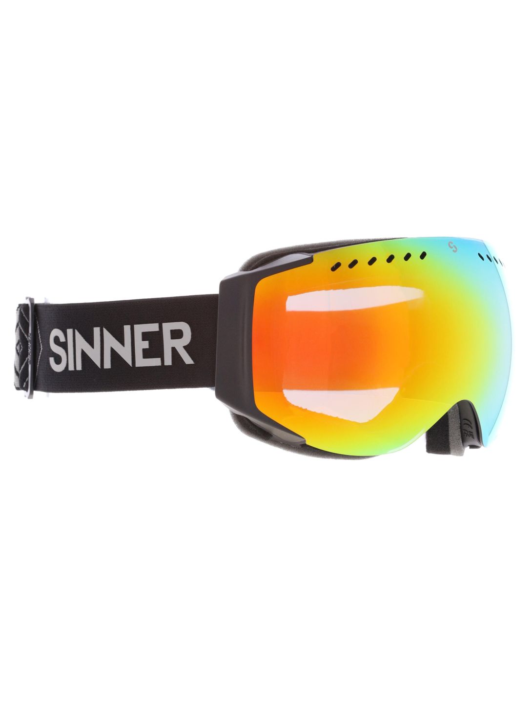 Sinner, Emerald gafas de esquí unisex Matt Black negro 