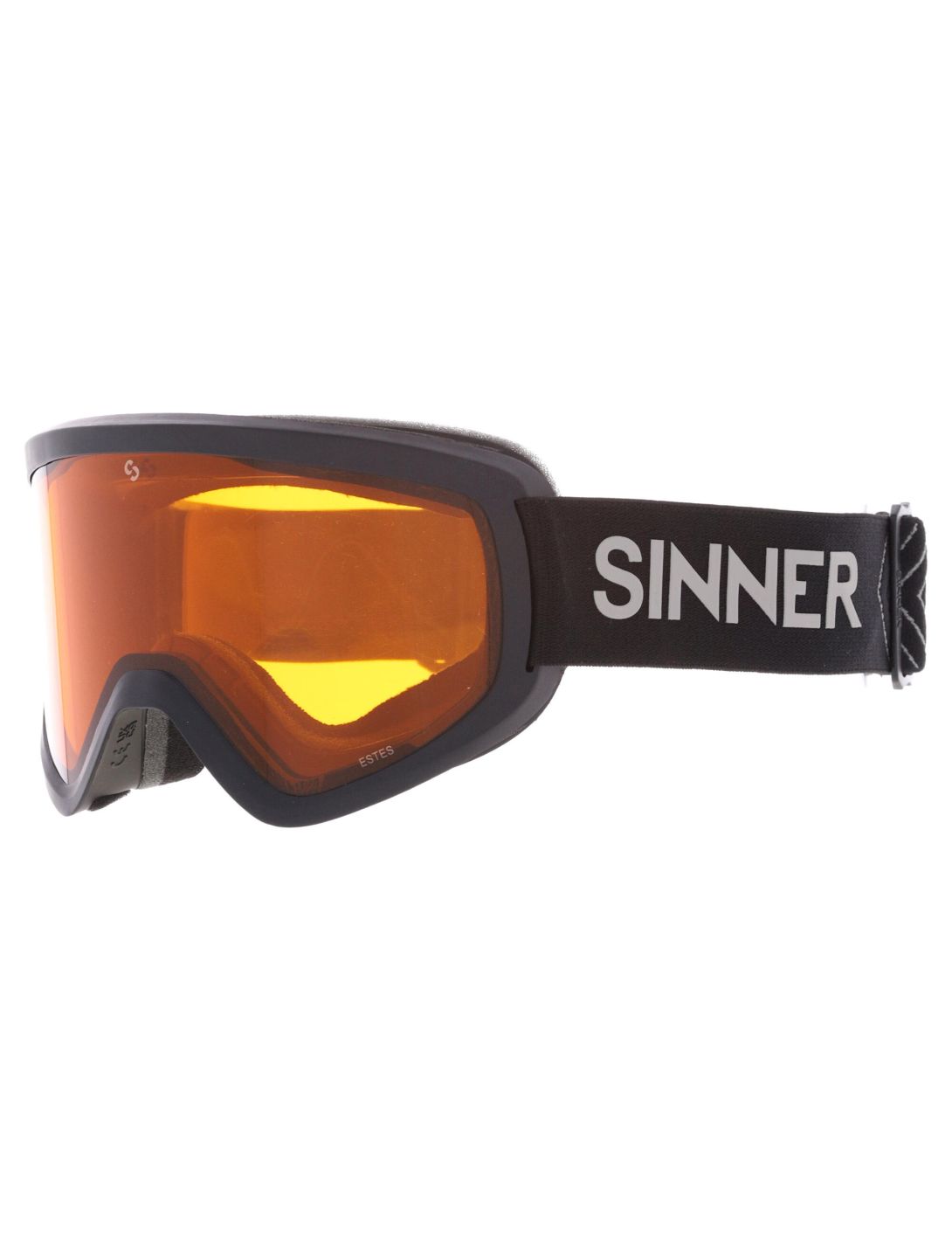 Sinner, Estes gafas de esquí unisex Matt Black negro 