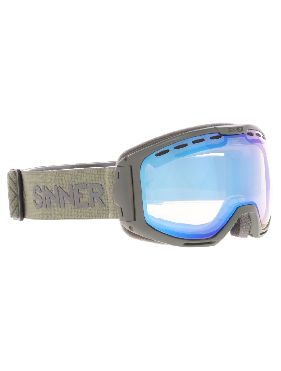 Sinner, Mohawk Trans+ gafas de esquí unisex Matt Moss Green verde 