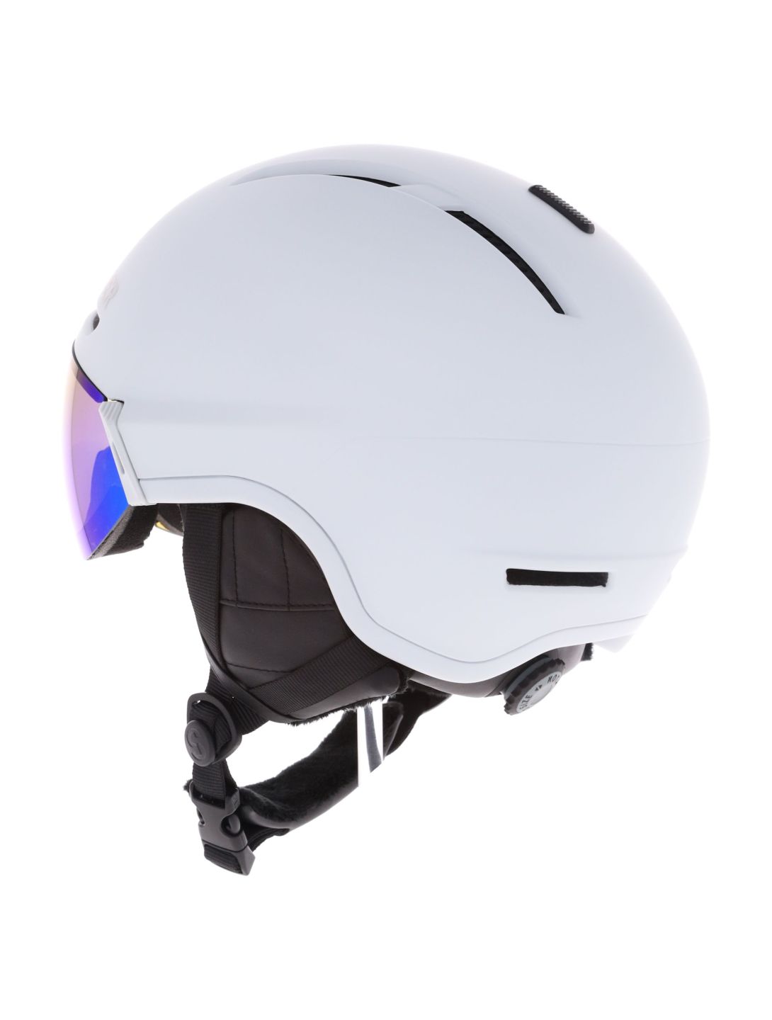 Sinner, Montblanc casco con visera unisex Matt White blanco 