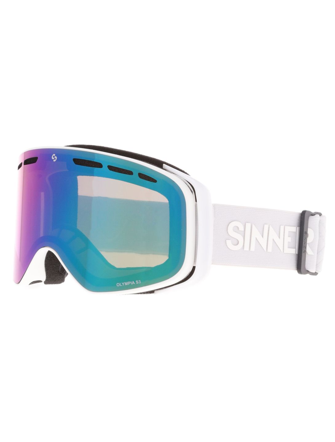 Sinner, Olympia gafas de esquí unisex Matt White blanco 