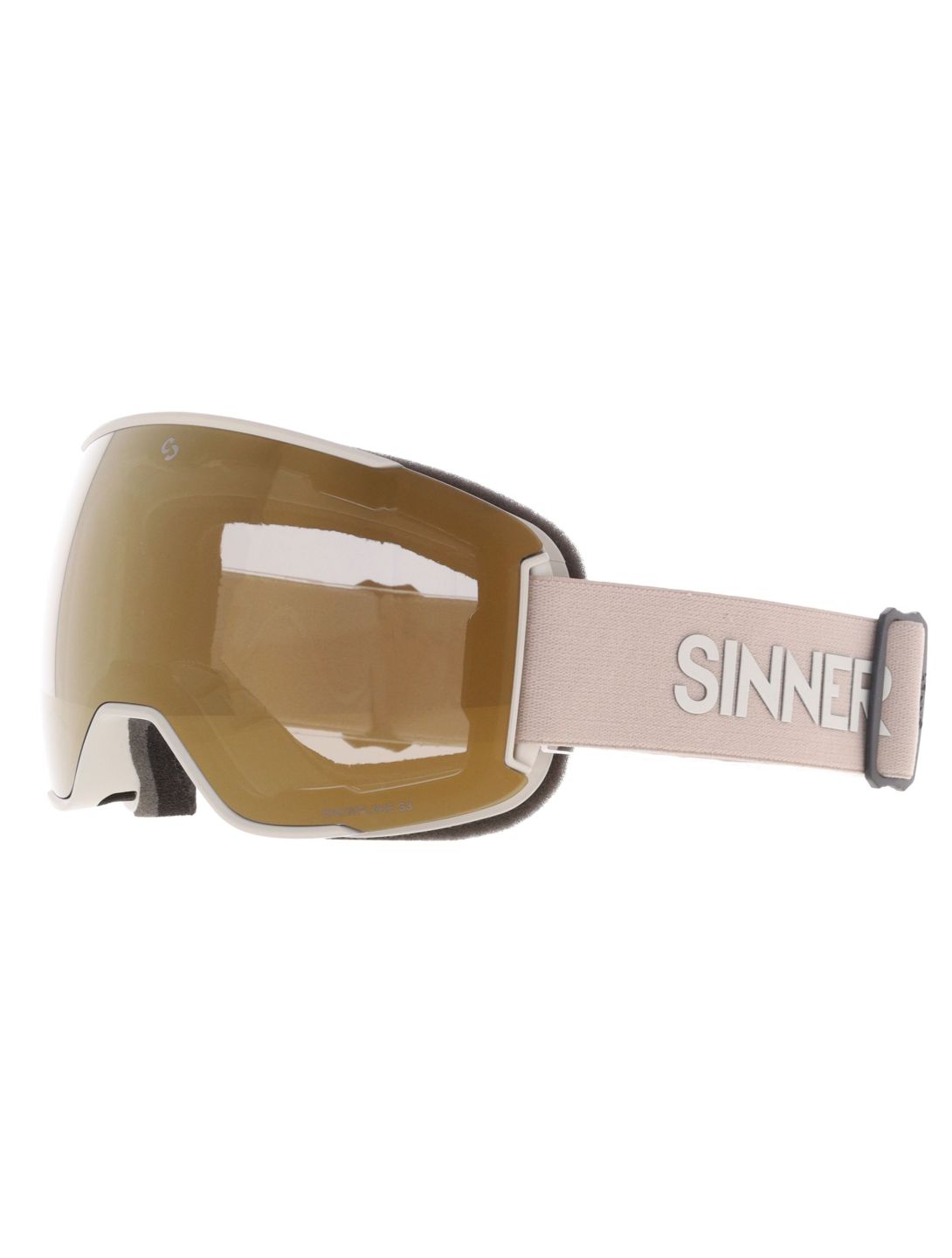 Sinner, Snowflake gafas de esquí lente extra unisex Mat Light Grey gris 