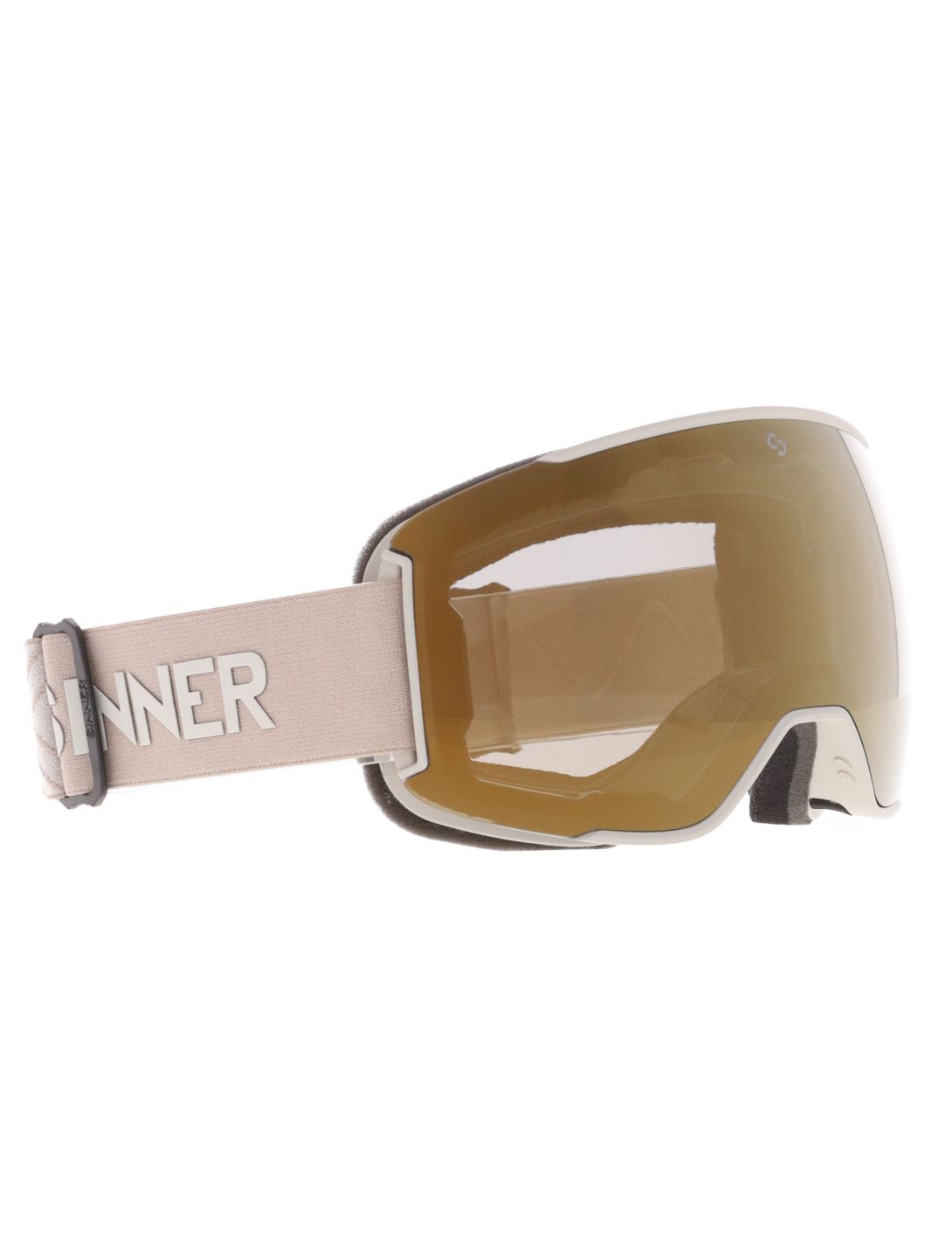 Sinner, Snowflake gafas de esquí lente extra unisex Mat Light Grey gris 