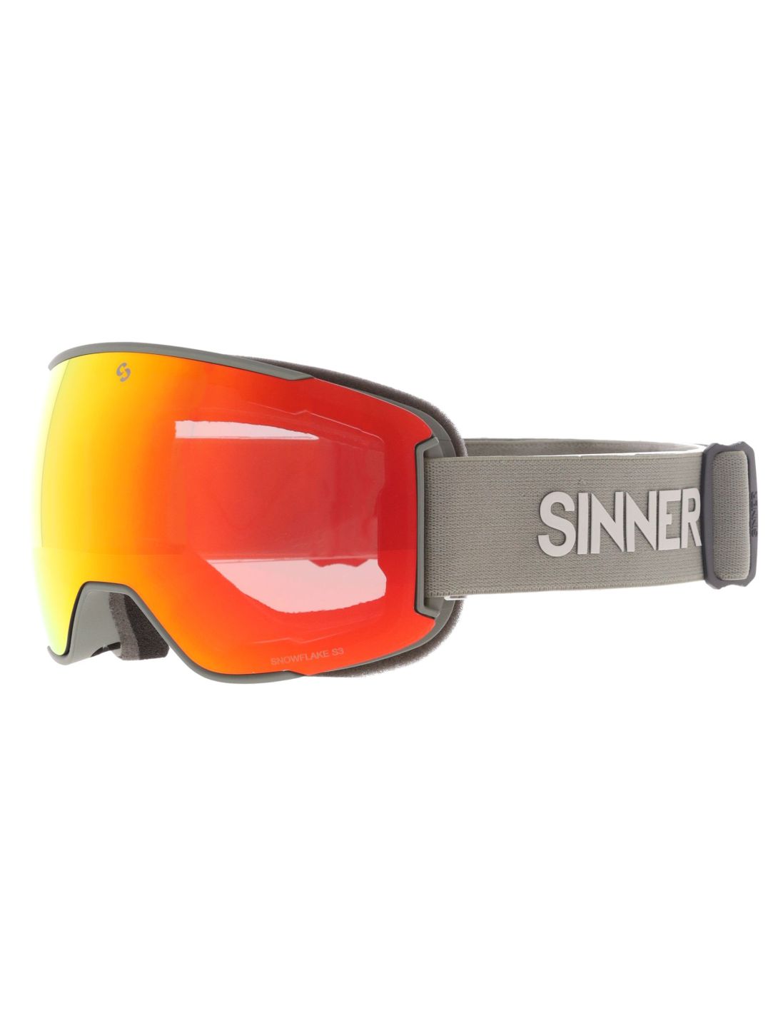 Sinner, Snowflake gafas de esquí lente extra unisex Matt Moss verde 