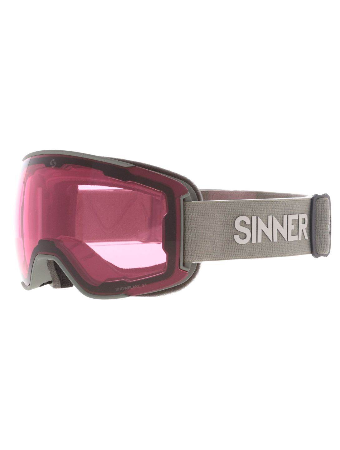 Sinner, Snowflake gafas de esquí lente extra unisex Matt Moss verde 