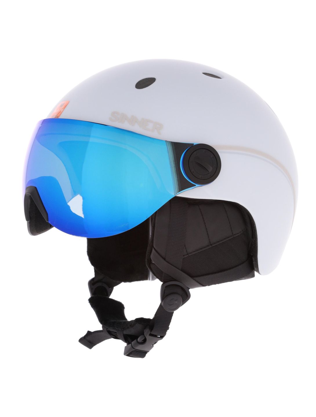 Sinner, Titan Visor casco con visera unisex Matt White blanco 