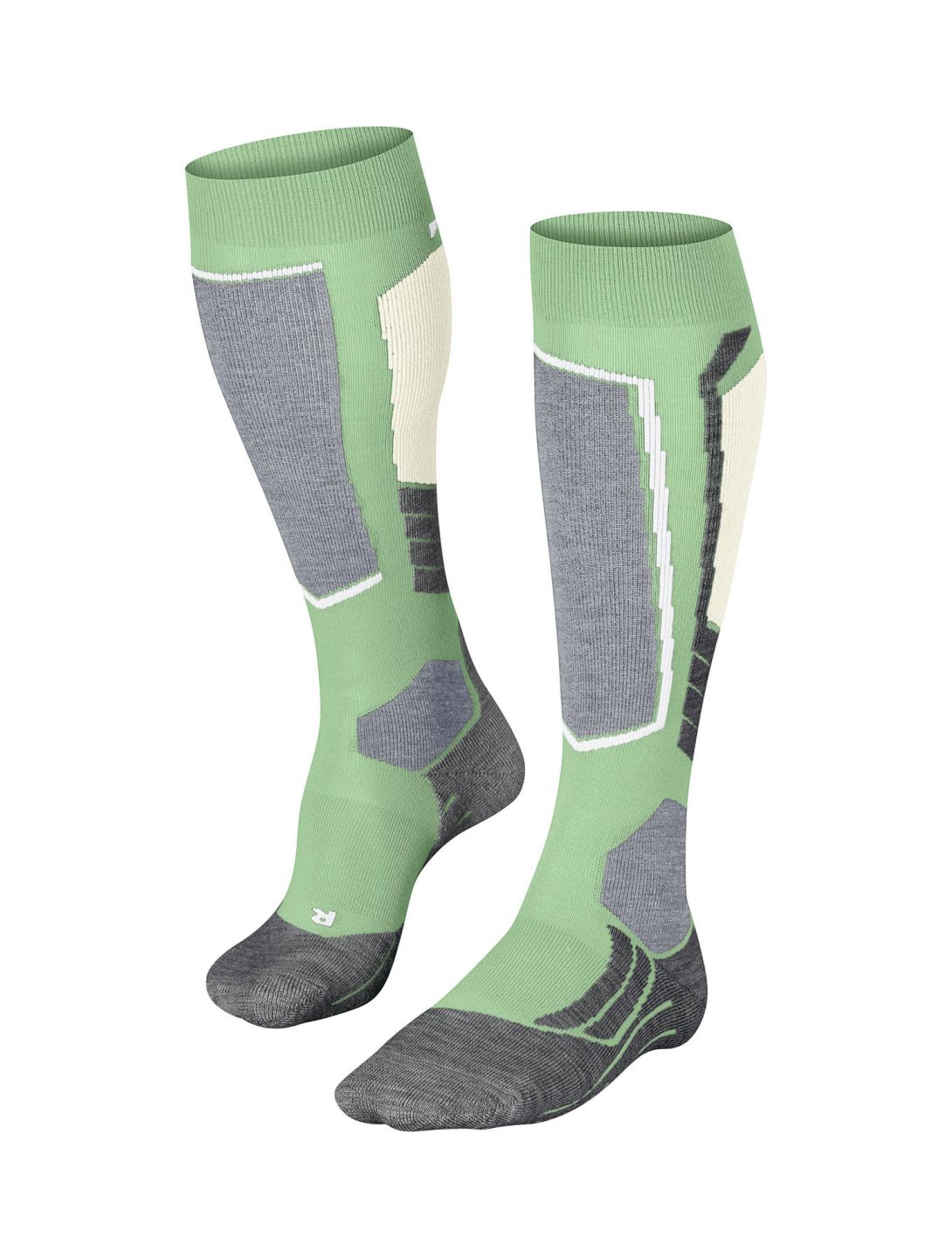 Falke, SK2 Intermediate calcetines de esquí mujeres Quiet Green verde 