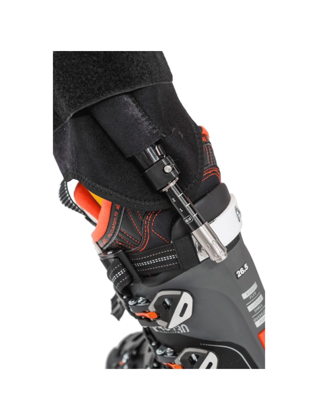 Ski-Mojo, Exoskeleton gold (>75kg) abrazadera de esquí unisex negro 