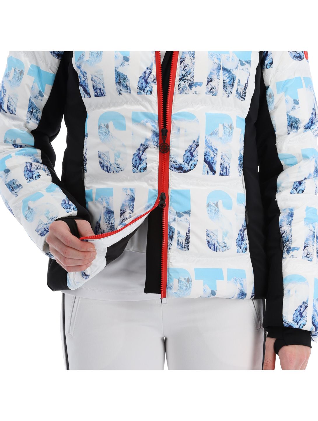 Sportalm Kitzbühel, 9820503185 chaqueta de esquí mujeres optical blanco 