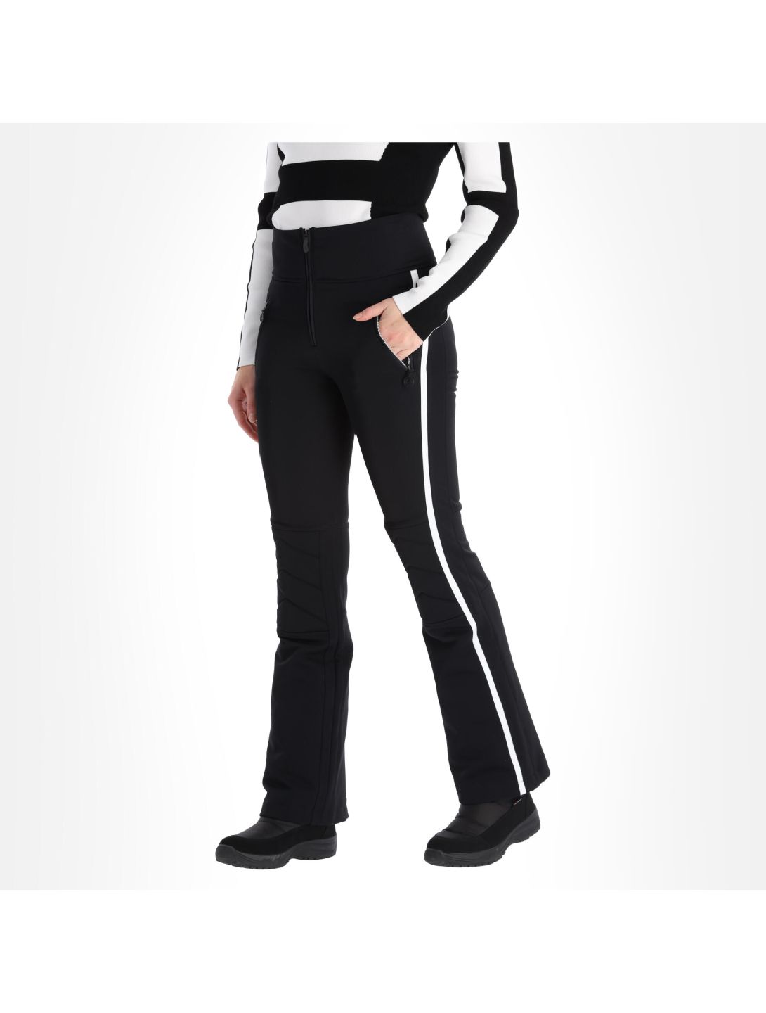 Sportalm Kitzbühel, 9828003540 pantalones de esquí softshell mujeres negro 