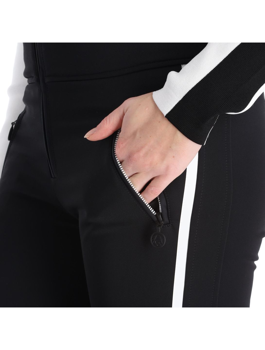 Sportalm Kitzbühel, 9828003540 pantalones de esquí softshell mujeres negro 