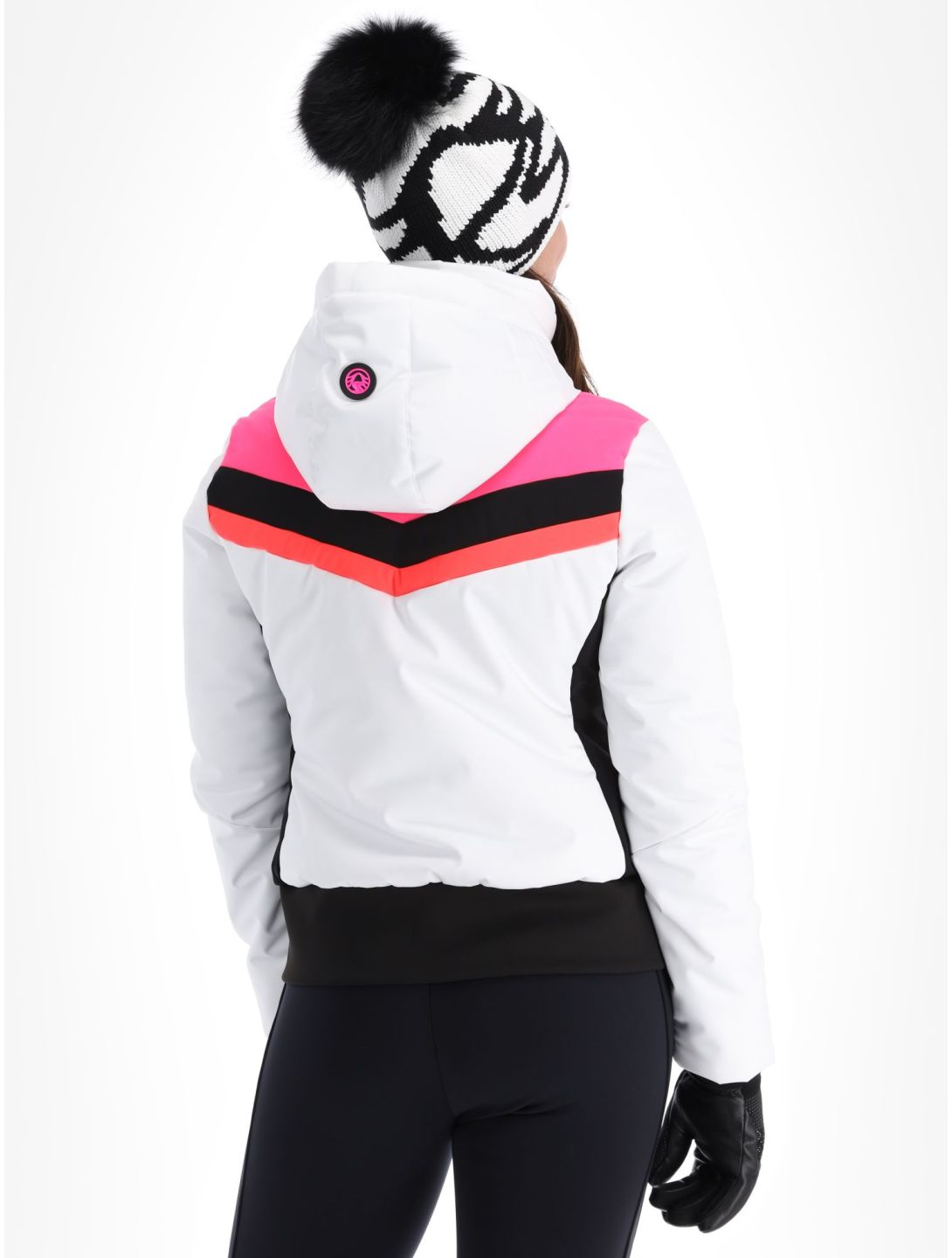 Sportalm Kitzbühel, Anniston m.Kap.o.P. chaqueta de esquí mujeres Optical white blanco 