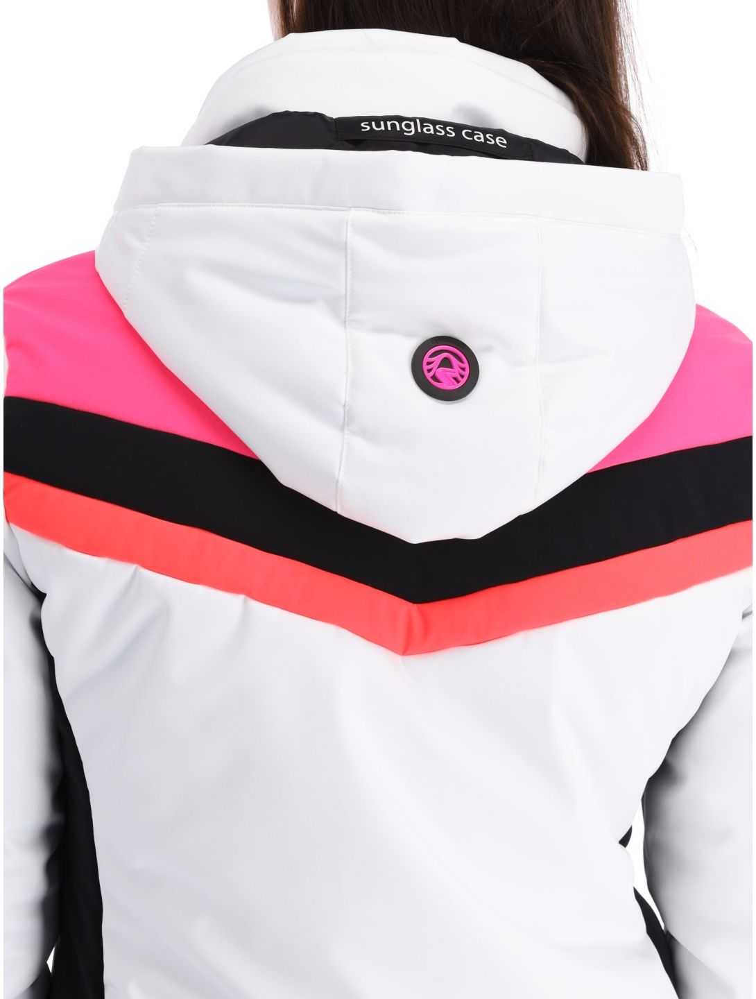 Sportalm Kitzbühel, Anniston m.Kap.o.P. chaqueta de esquí mujeres Optical white blanco 