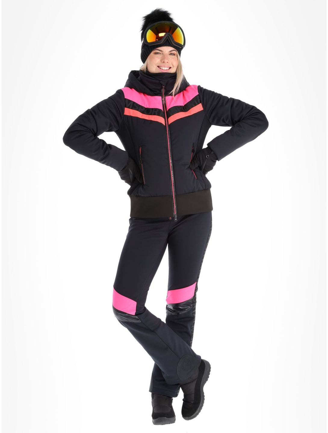 Sportalm Kitzbühel, Anniston m.Kap.o.P. chaqueta de esquí mujeres Black negro 