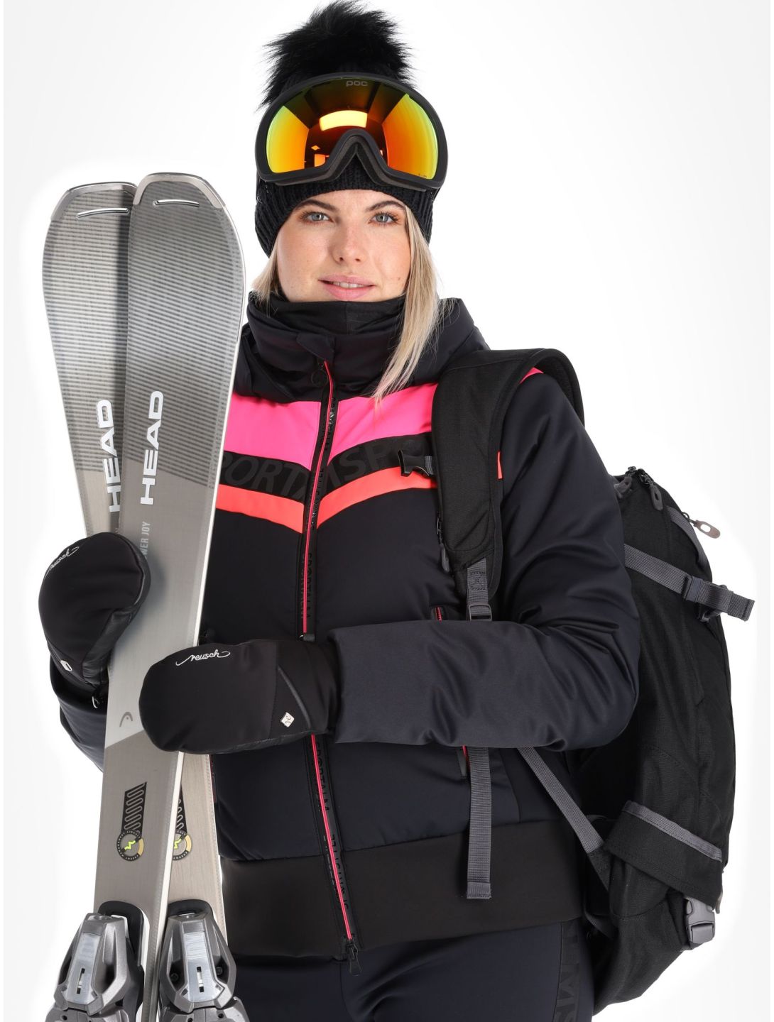 Sportalm Kitzbühel, Anniston m.Kap.o.P. chaqueta de esquí mujeres Black negro 