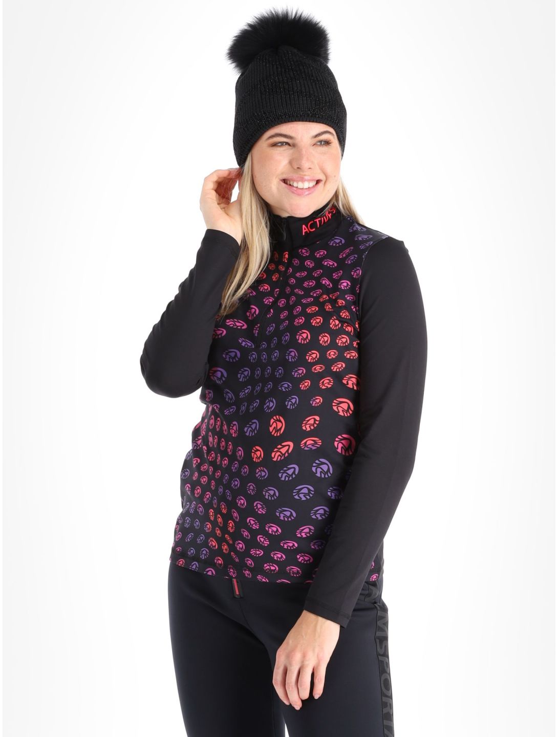 Sportalm Kitzbühel, Apex jersey mujeres Black negro 