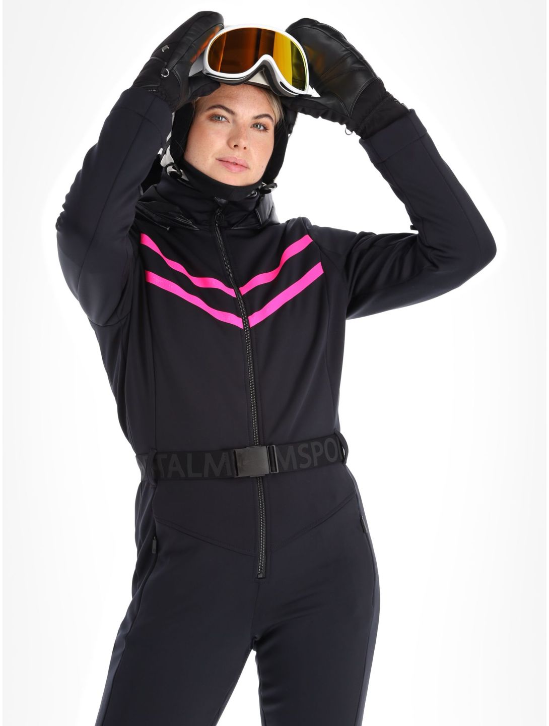 Sportalm Kitzbühel, Arkansas m.Kap.o.P. ropa del mono mujeres Stone negro 