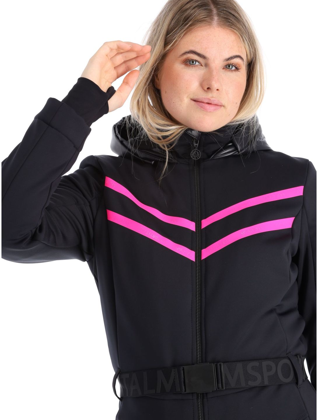 Sportalm Kitzbühel, Arkansas m.Kap.o.P. ropa del mono mujeres Stone negro 