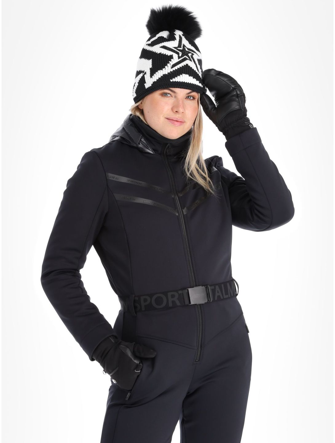 Sportalm Kitzbühel, Arkansas m.Kap.o.P. ropa del mono mujeres Black negro 