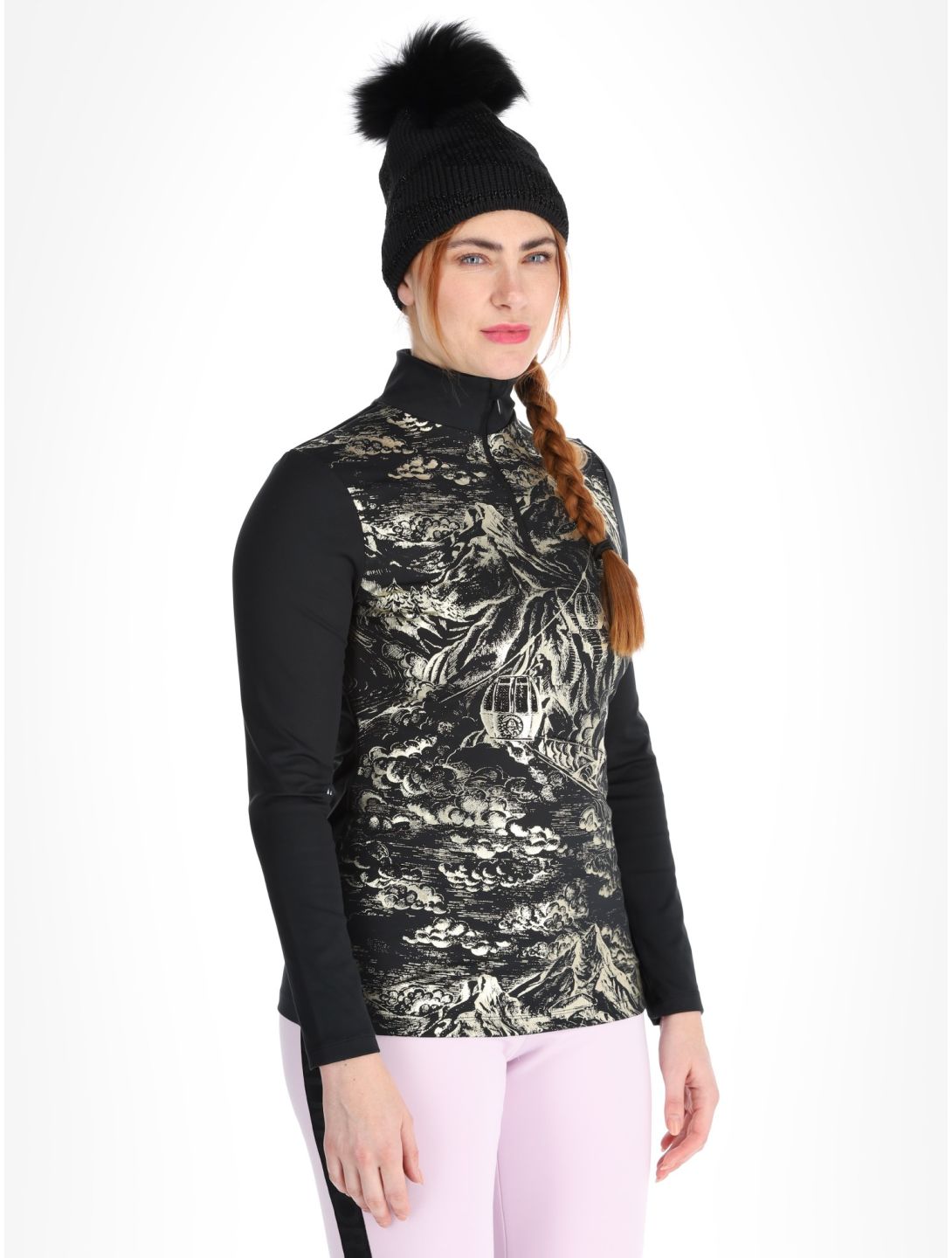 Sportalm Kitzbühel, Bormio jersey mujeres Black negro 