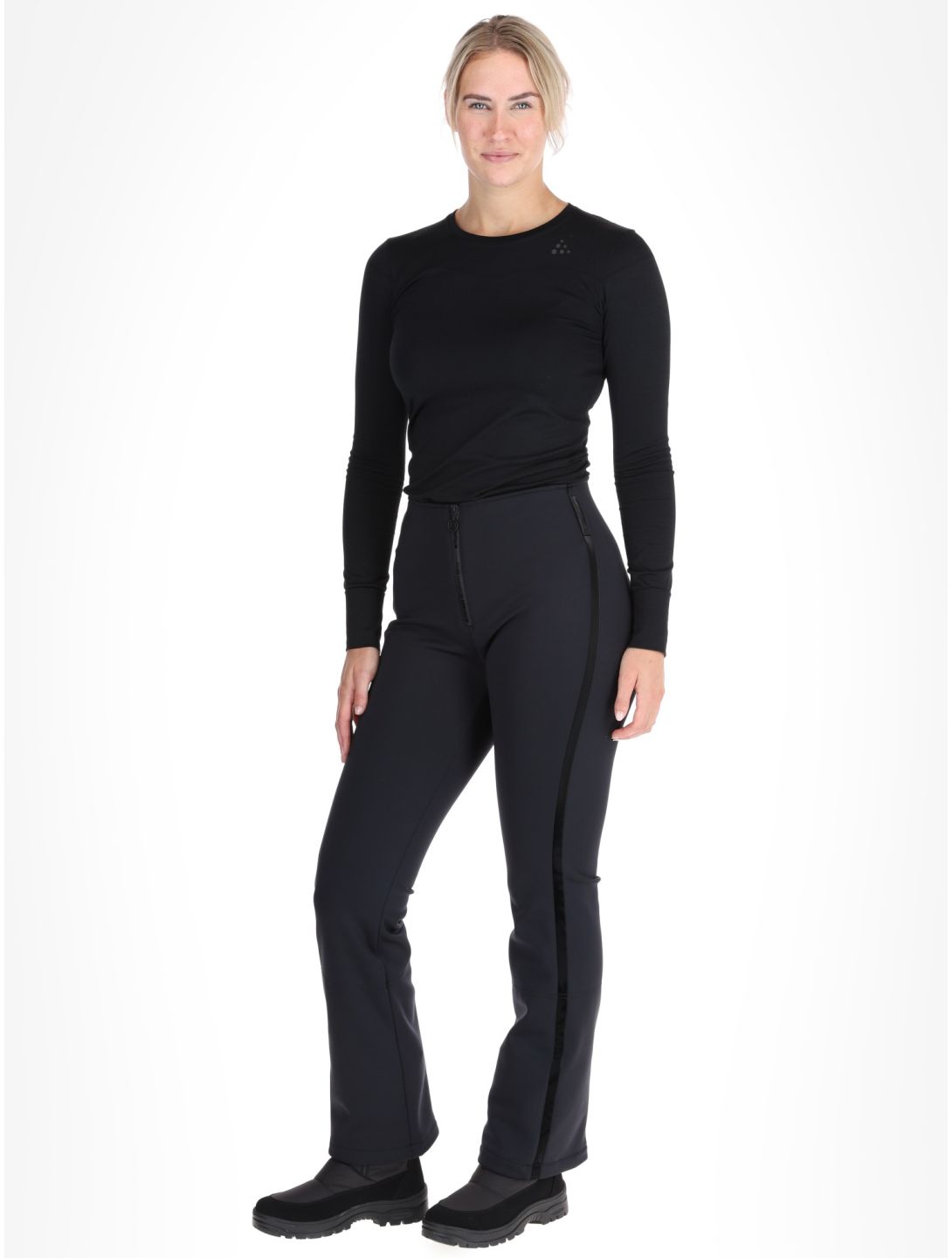 Sportalm Kitzbühel, Danica ST pantalones de esquí softshell mujeres Black negro 