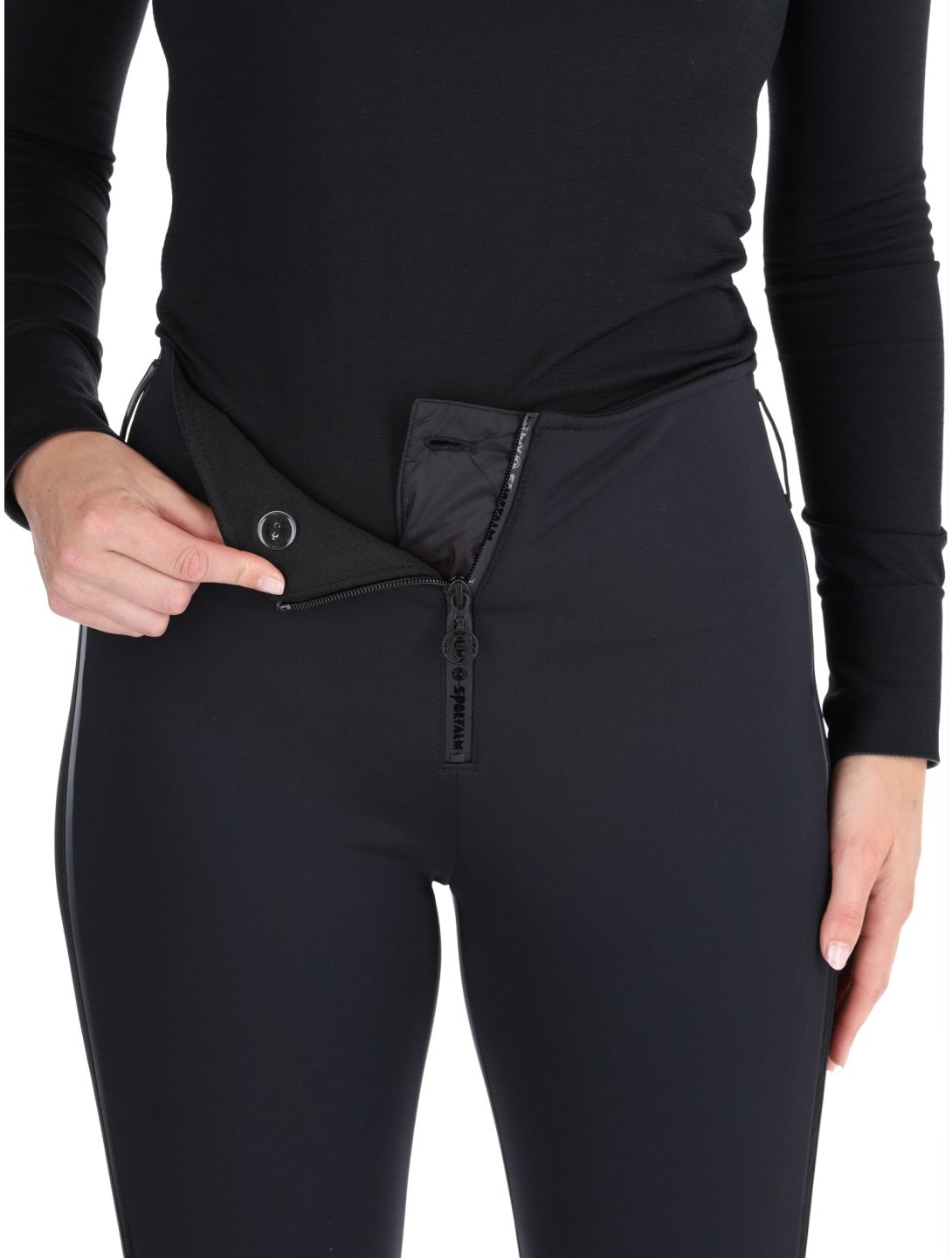 Sportalm Kitzbühel, Danica ST pantalones de esquí softshell mujeres Black negro 