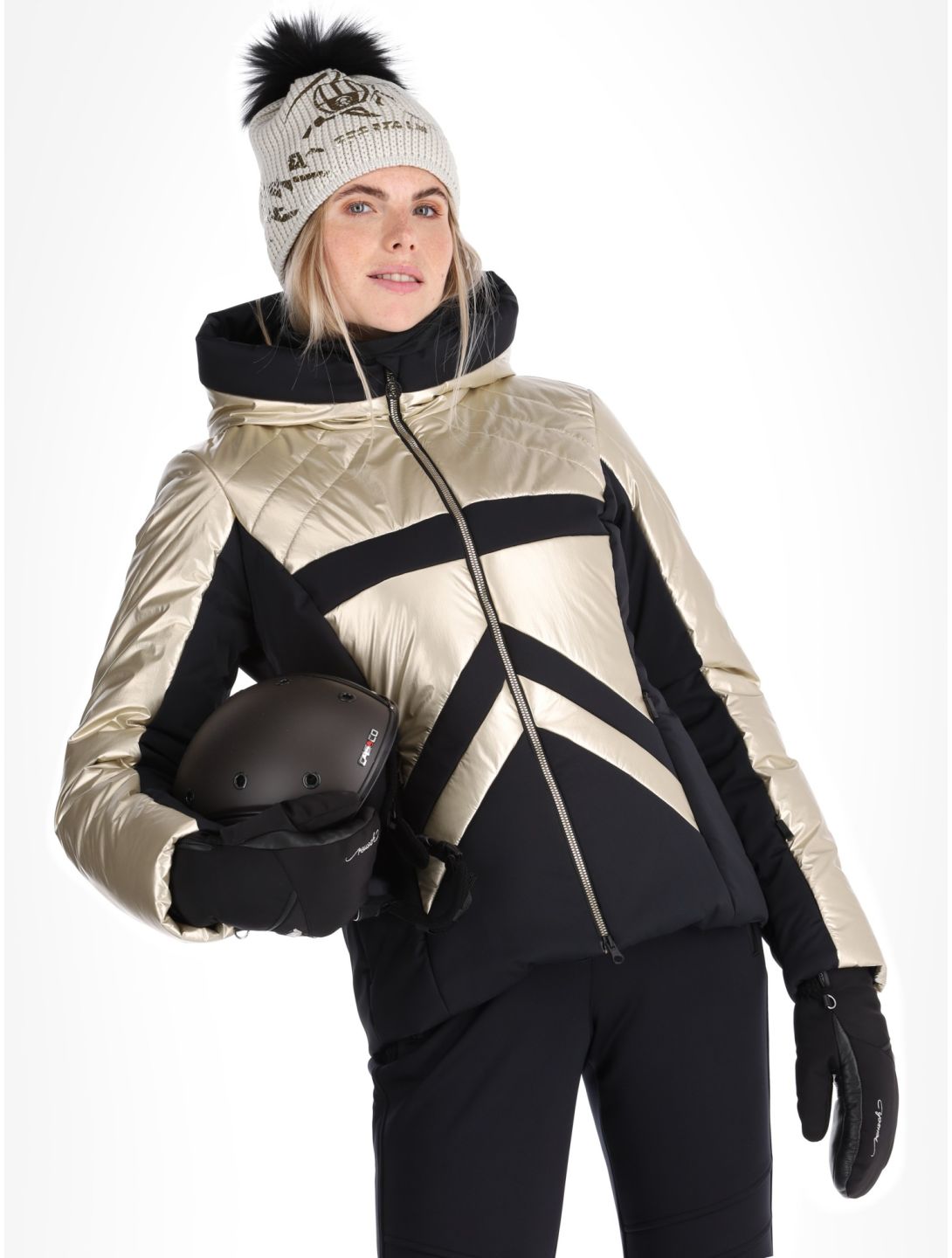 Sportalm Kitzbühel, Delphia NE m.K. chaqueta de esquí mujeres Gold Goud 