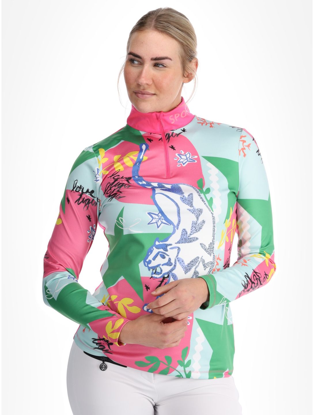 Sportalm Kitzbühel, Dubai jersey mujeres Neon Pink multicolor, rosa 