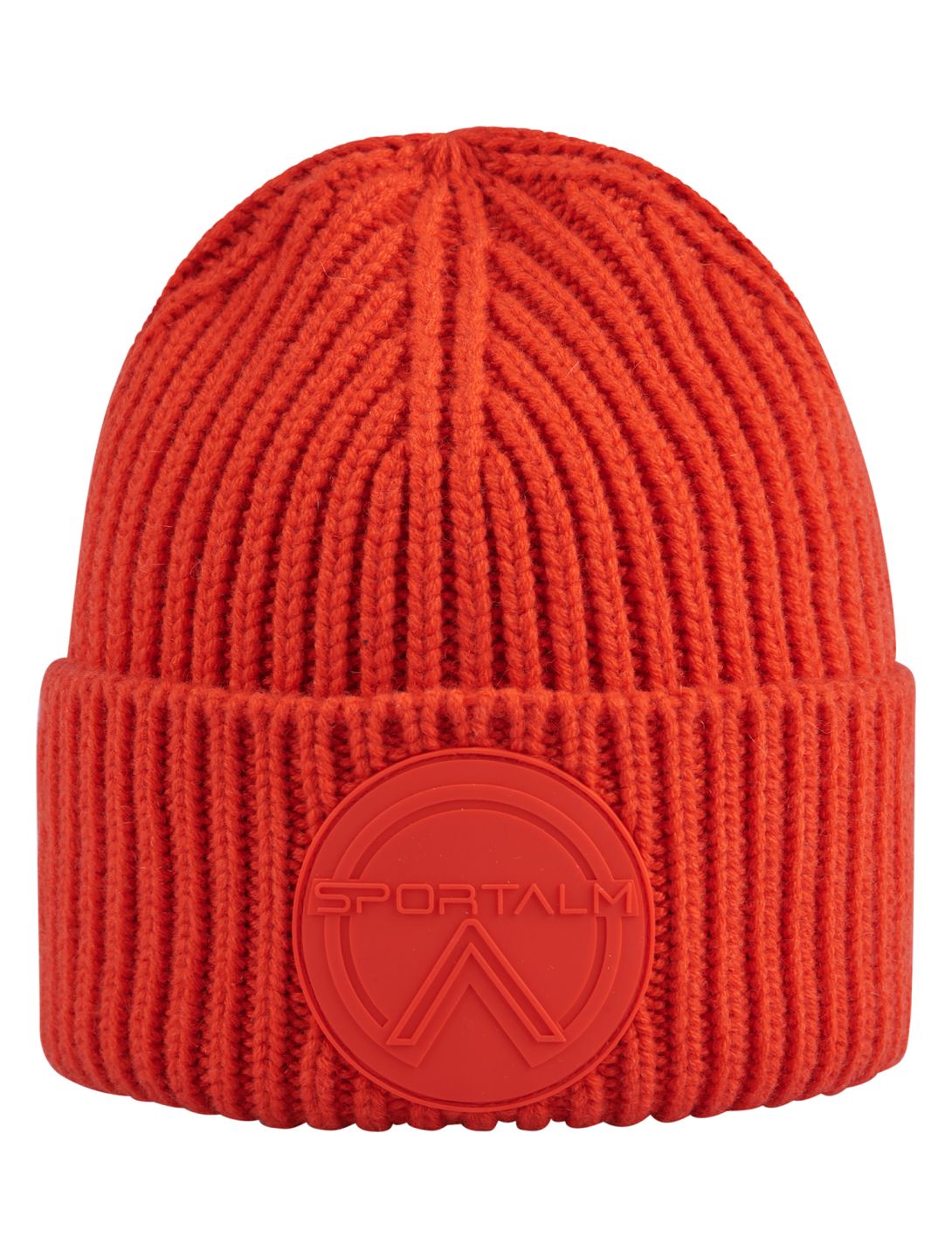 Sportalm Kitzbühel, Graphic gorro hombres Paprika Flame rojo 