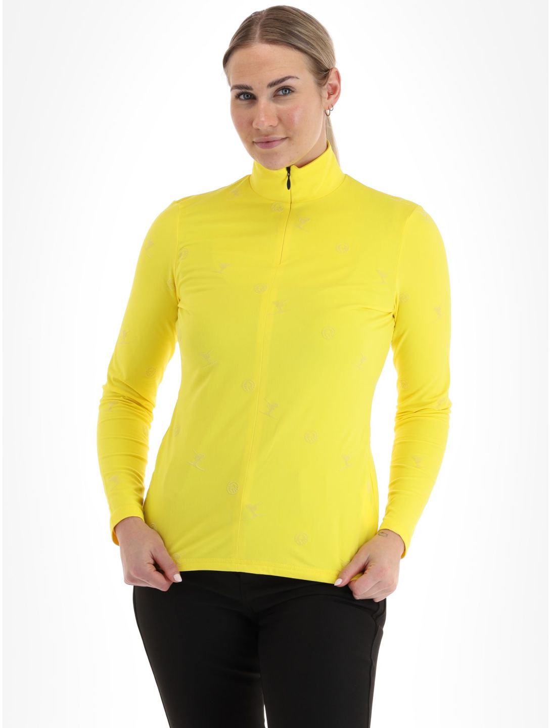 Sportalm Kitzbühel, Helsinki jersey mujeres Blazing Yellow amarillo 