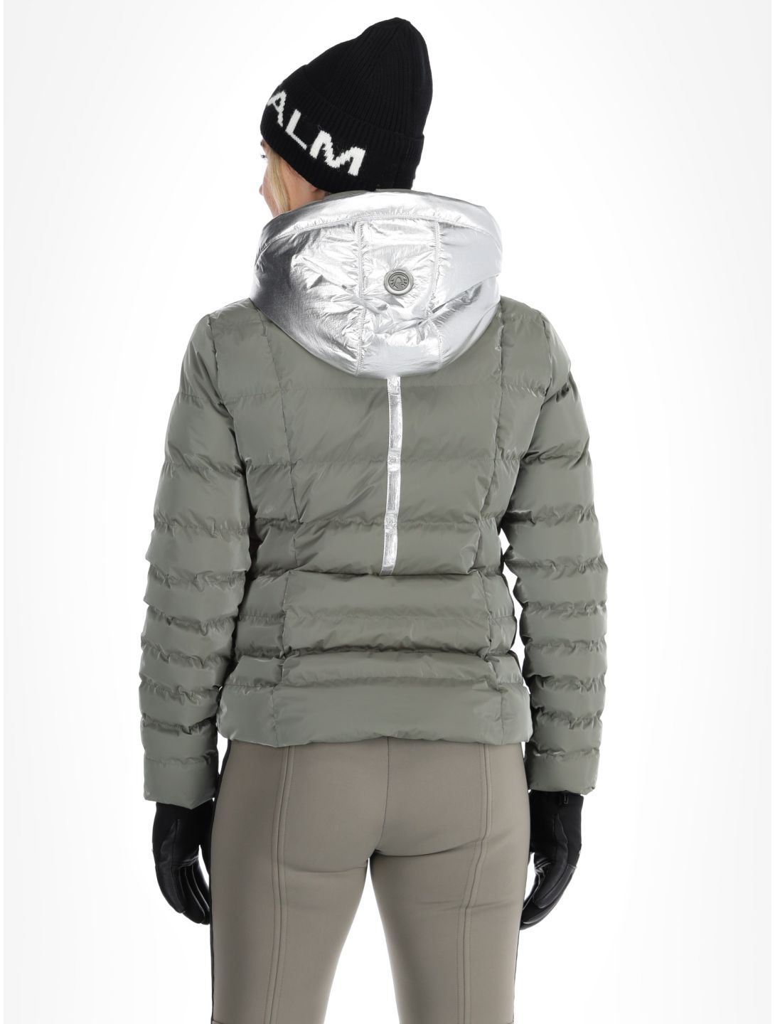 Sportalm Kitzbühel, Lissabon CH m.Kap.o.P. chaqueta de esquí mujeres Abbey Stone gris 