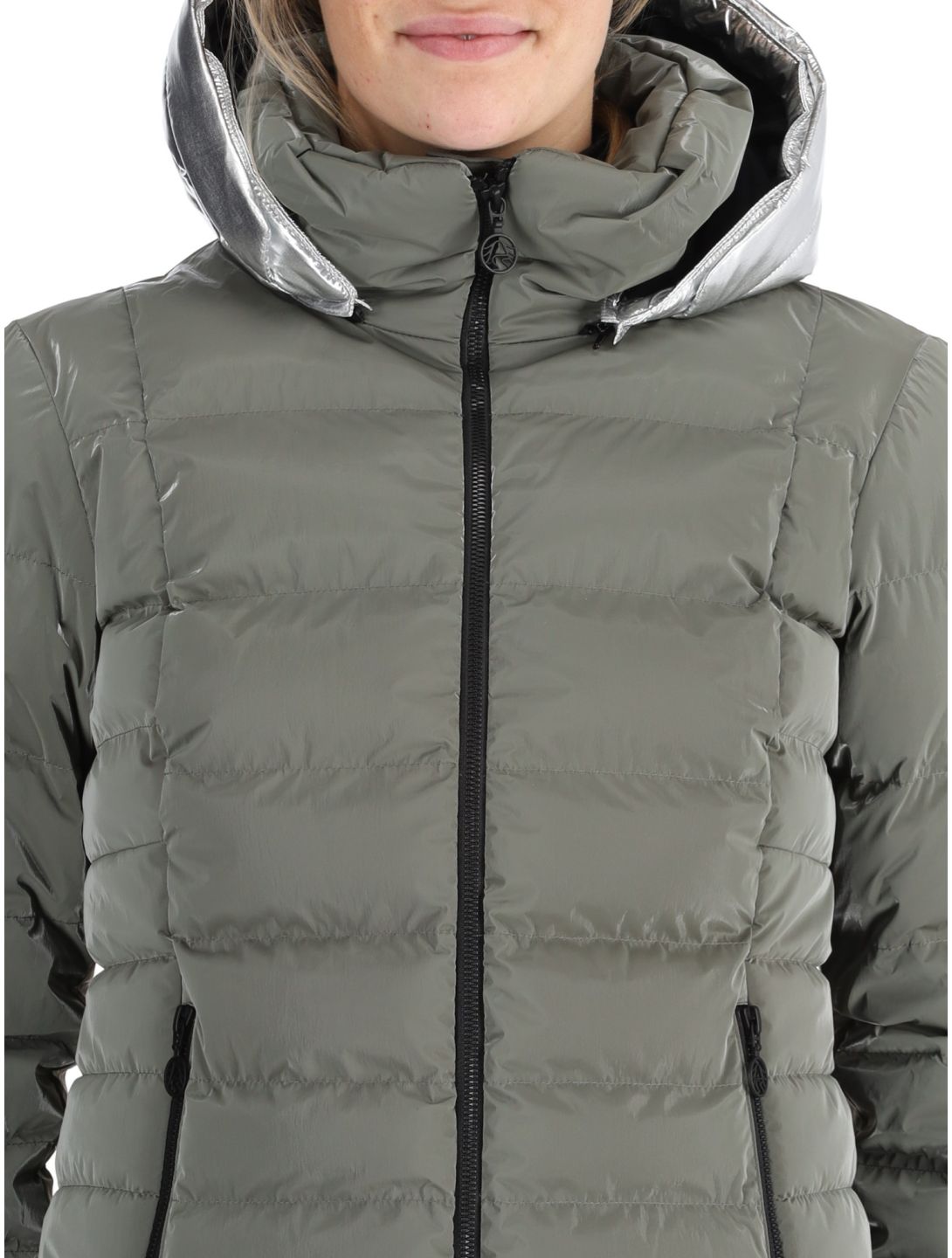 Sportalm Kitzbühel, Lissabon CH m.Kap.o.P. chaqueta de esquí mujeres Abbey Stone gris 