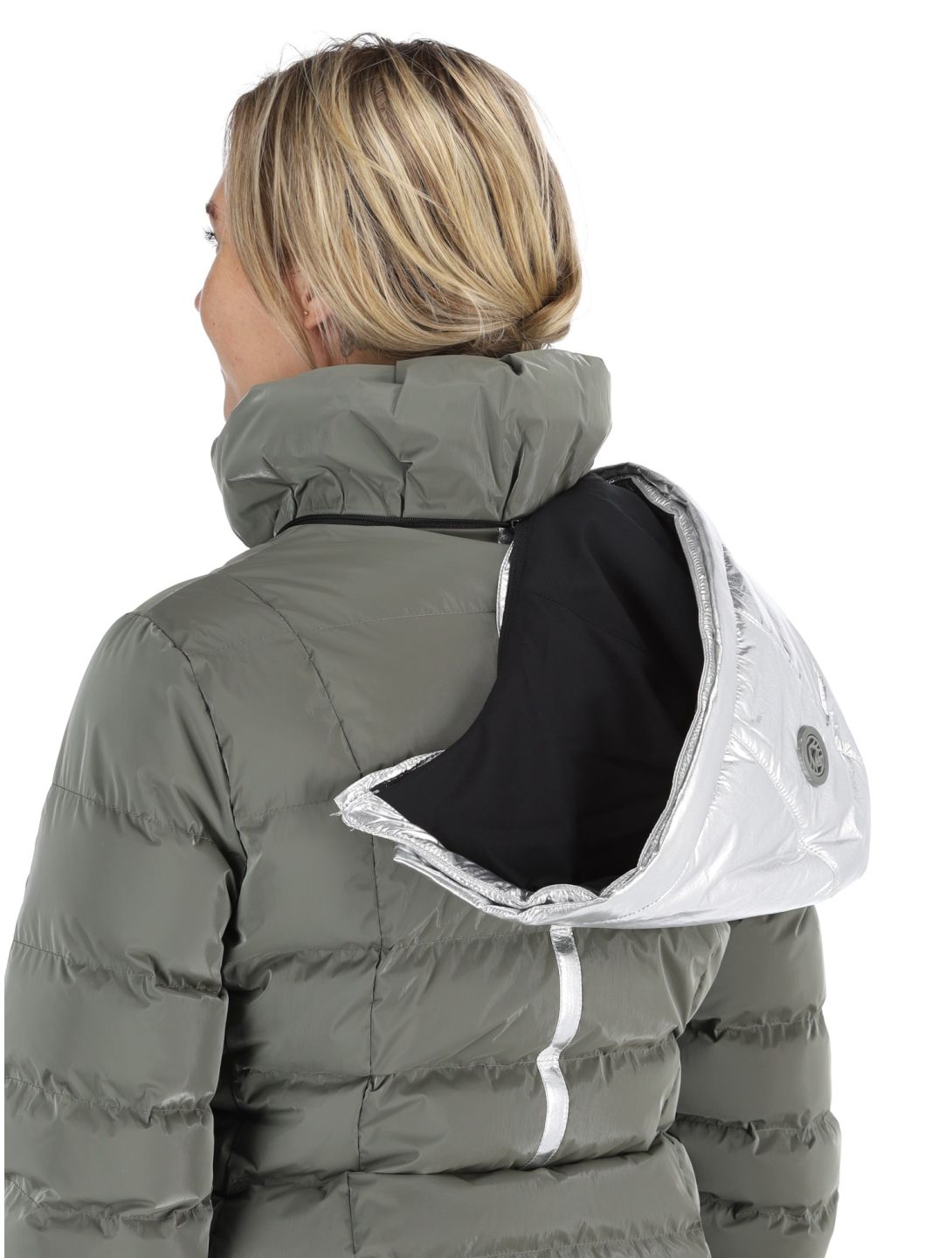 Sportalm Kitzbühel, Lissabon CH m.Kap.o.P. chaqueta de esquí mujeres Abbey Stone gris 