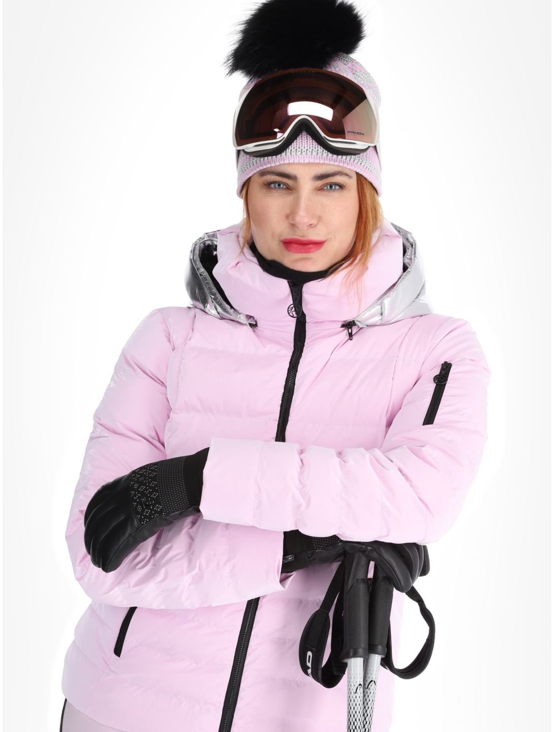 Sportalm Kitzbühel, Lissabon CH m.Kap.o.P. chaqueta de esquí mujeres Chalk Pink rosa 