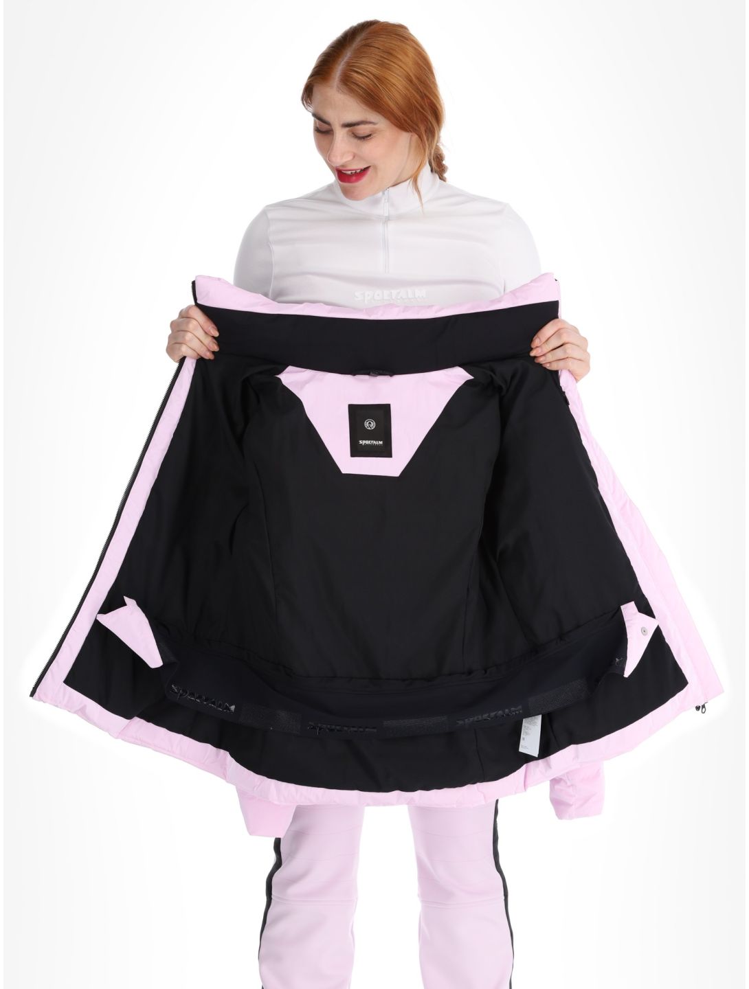 Sportalm Kitzbühel, Lissabon CH m.Kap.o.P. chaqueta de esquí mujeres Chalk Pink rosa 