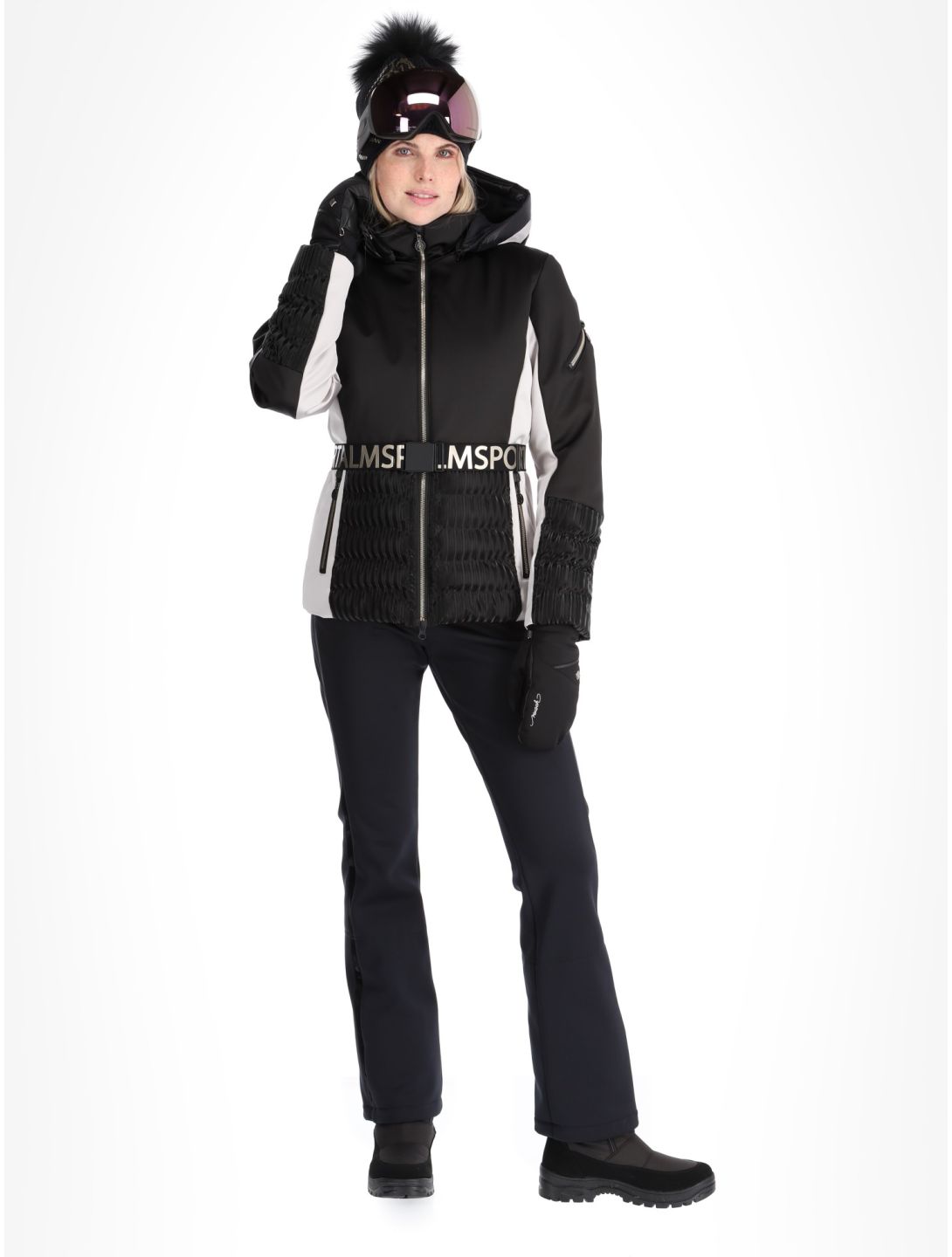 Sportalm Kitzbühel, Marbella NE m.Kap.o.P. chaqueta de esquí mujeres Black negro 