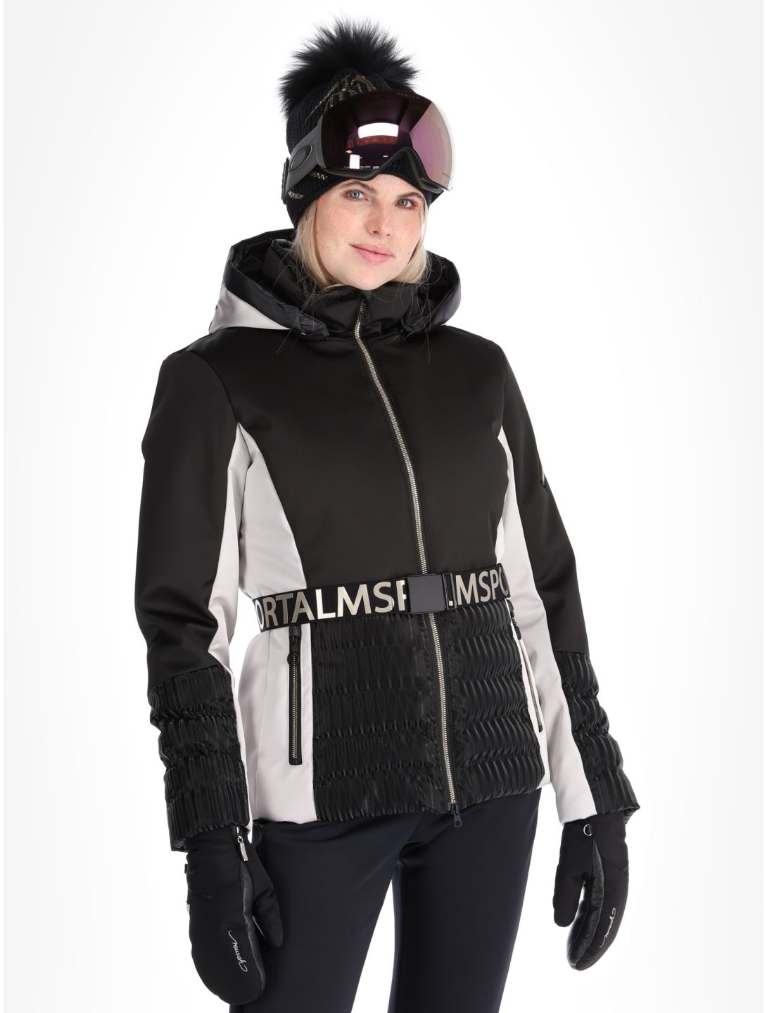 Sportalm Kitzbühel, Marbella NE m.Kap.o.P. chaqueta de esquí mujeres Black negro 