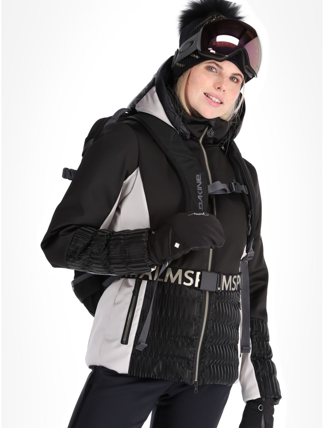 Sportalm Kitzbühel, Marbella NE m.Kap.o.P. chaqueta de esquí mujeres Black negro 