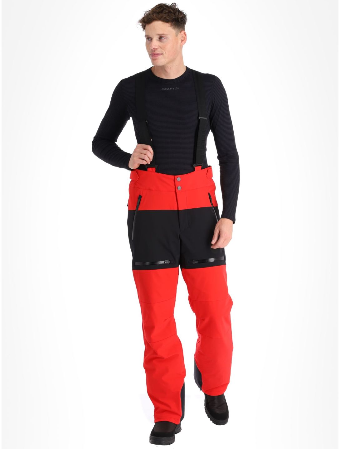 Sportalm Kitzbühel, Minor m.Träger pantalones de esquí hombres Red rojo 