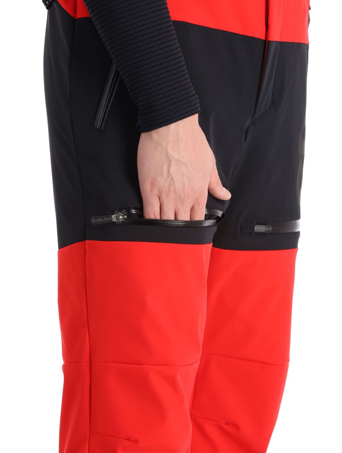 Sportalm Kitzbühel, Minor m.Träger pantalones de esquí hombres Red rojo 