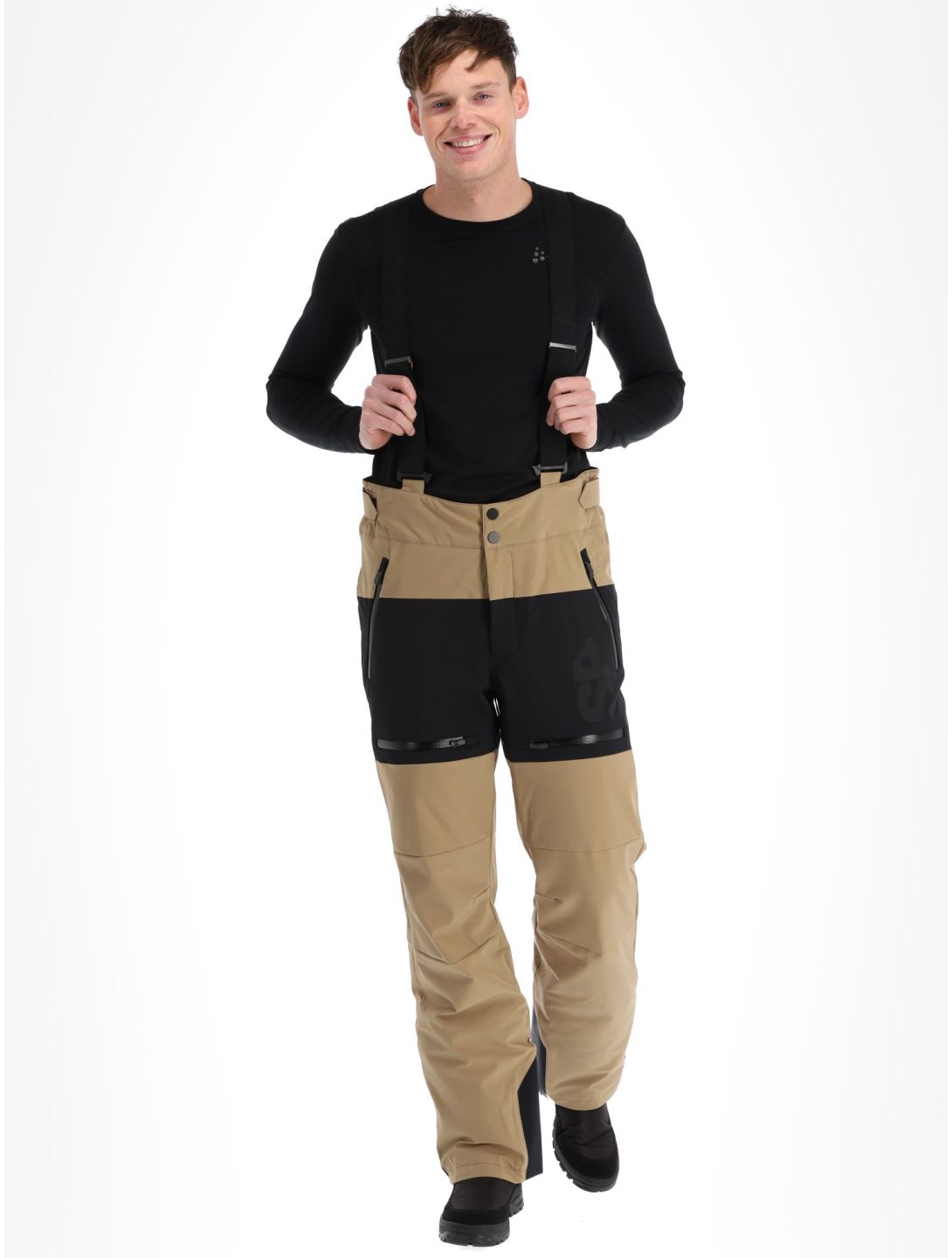 Sportalm Kitzbühel, Minor m.Träger pantalones de esquí hombres Cognac beige 