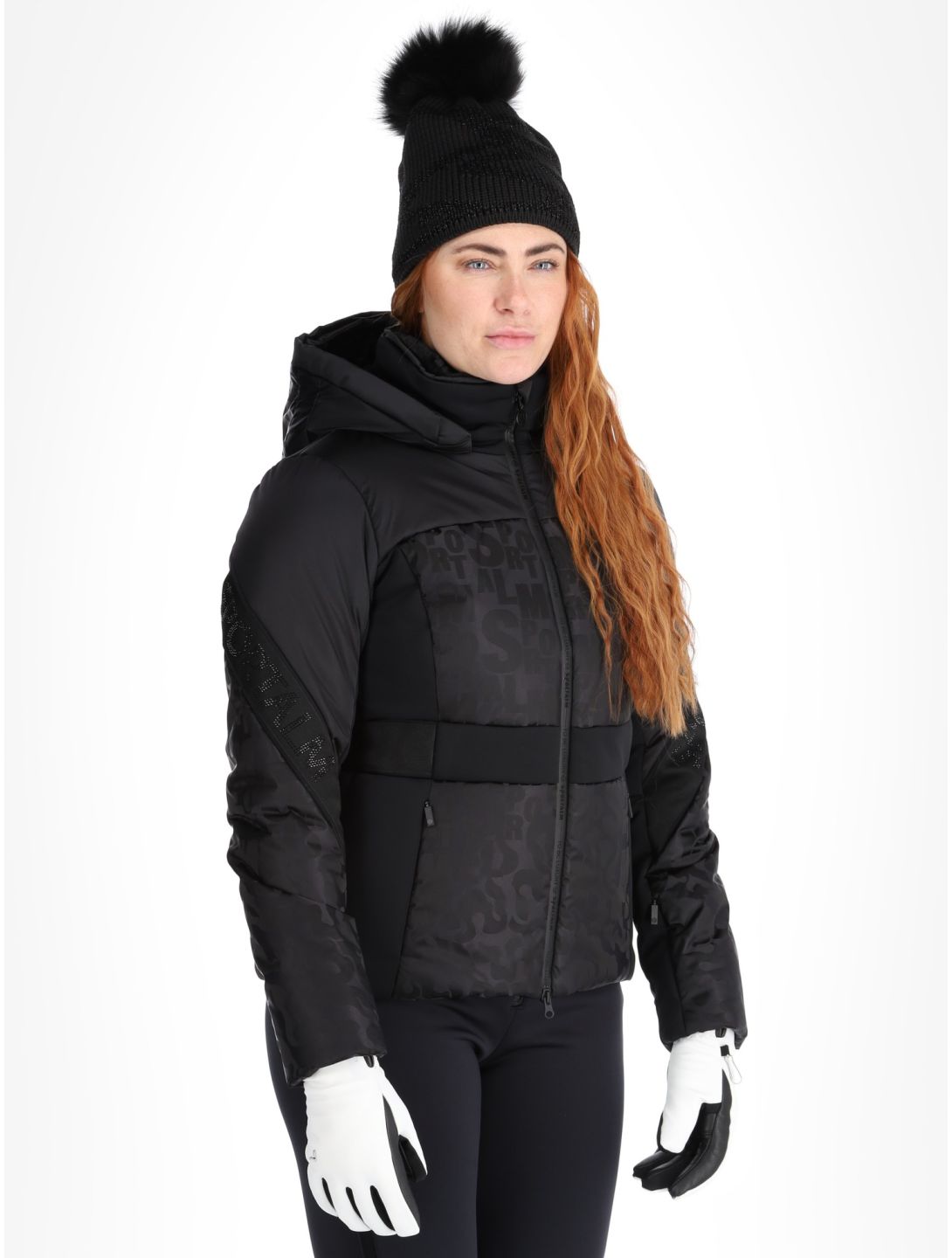 Sportalm Kitzbühel, Mumbai NE m.Kap.o.P. chaqueta de esquí mujeres Black negro 