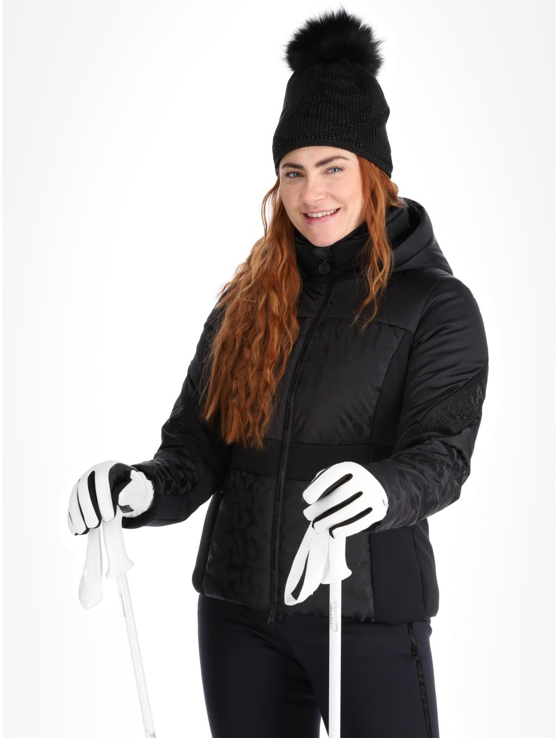 Sportalm Kitzbühel, Mumbai NE m.Kap.o.P. chaqueta de esquí mujeres Black negro 