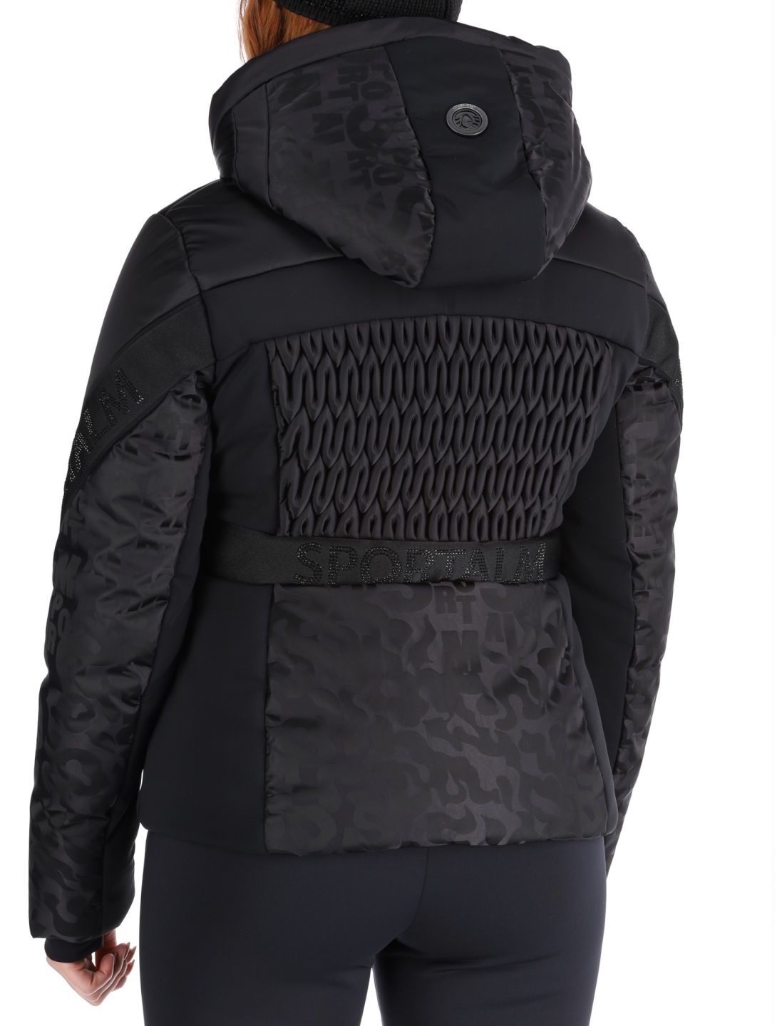 Sportalm Kitzbühel, Mumbai NE m.Kap.o.P. chaqueta de esquí mujeres Black negro 