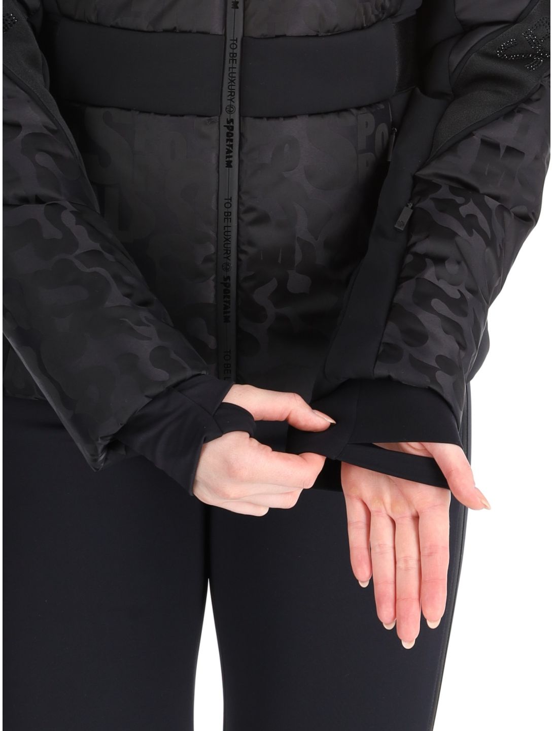 Sportalm Kitzbühel, Mumbai NE m.Kap.o.P. chaqueta de esquí mujeres Black negro 