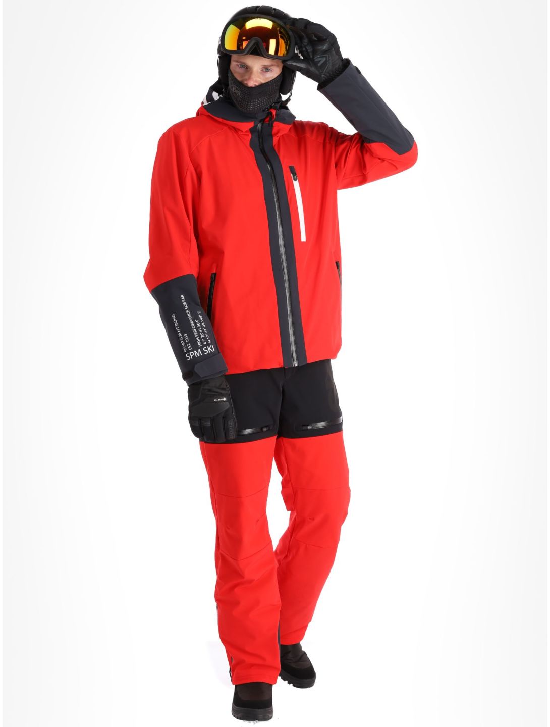 Sportalm Kitzbühel, My Shell m.Kap.o.P. chaqueta de esquí hombres Red rojo 